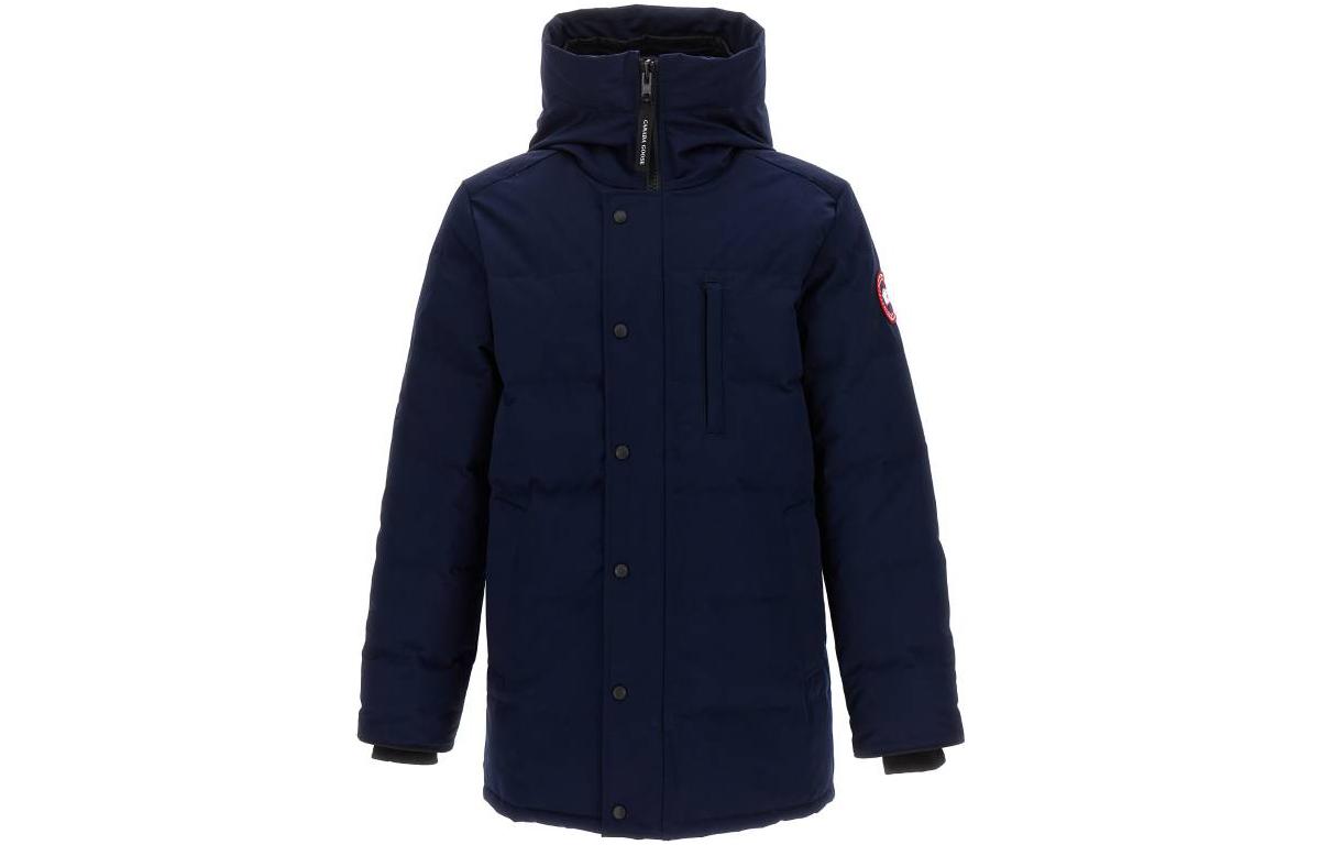 Canada Goose Carson FW23 Mid-Length Down Jacket Hoodie Blue 2079M4-763