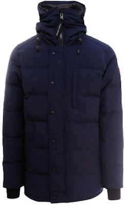 Canada Goose Carson Logo Hooded Down Jacket Winter Blue CG3805MT39-63 Buy Canada Goose Carson Logo Hooded Down Jacket Winter Blue CG3805MT39-63