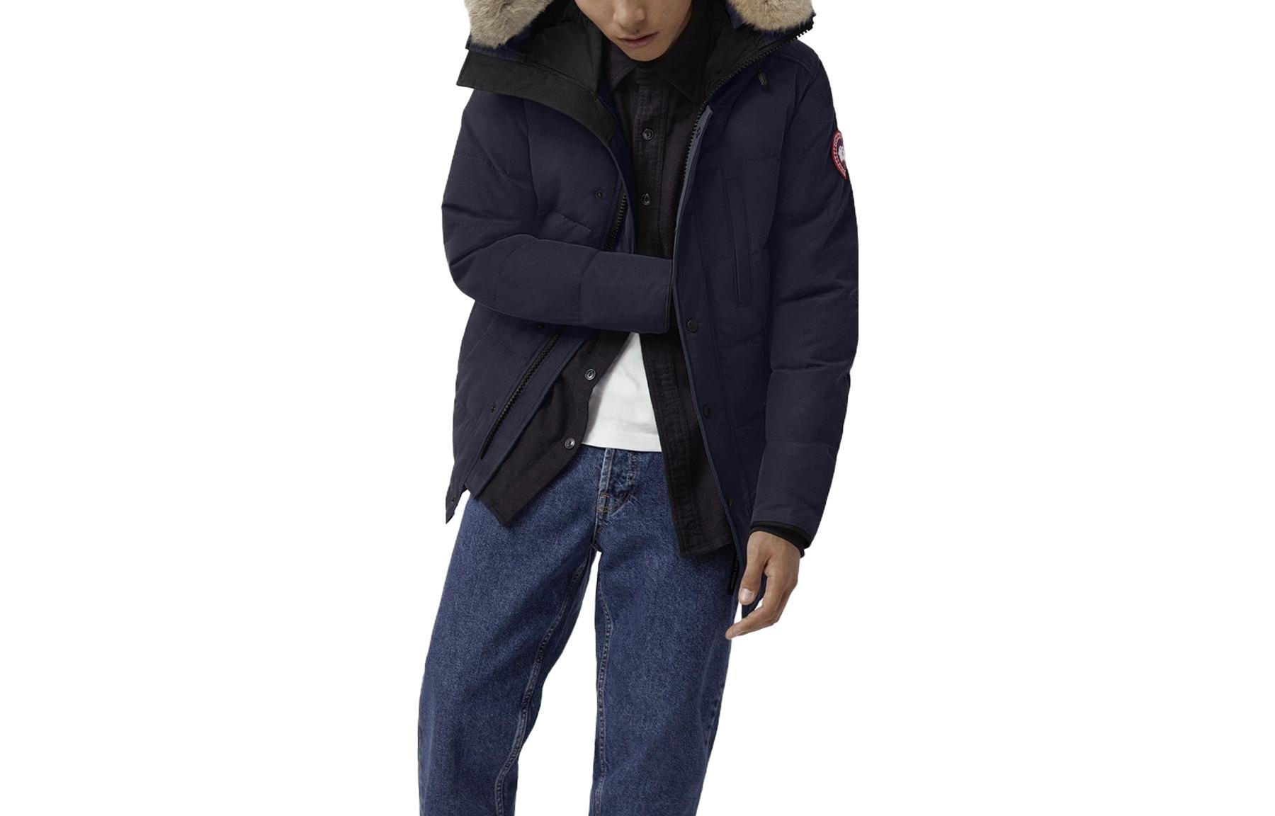 Canada Goose Carson Navy Blue Parka Down Jacket for Men 3805MA