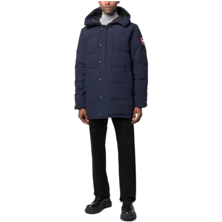 Lookbook Canada Goose Carson Red Label Hooded Down Jacket Unisex Casual Long Sleeve Coat 2079M-4363