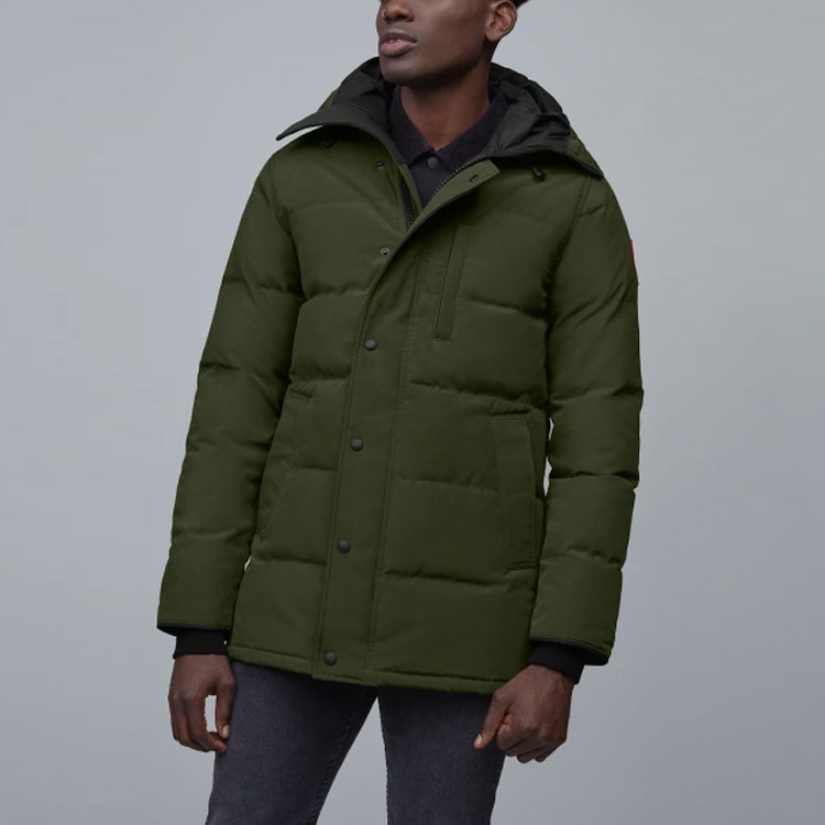 Canada Goose Carson Red Label Unisex Parka, Windproof Down Coat, Olive Green 3805M-49 圖 3
