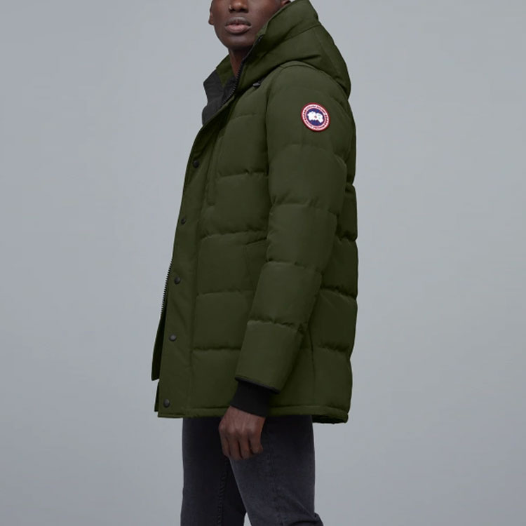 Canada Goose Carson Red Label Unisex Parka, Windproof Down Coat, Olive Green 3805M-49 圖 5