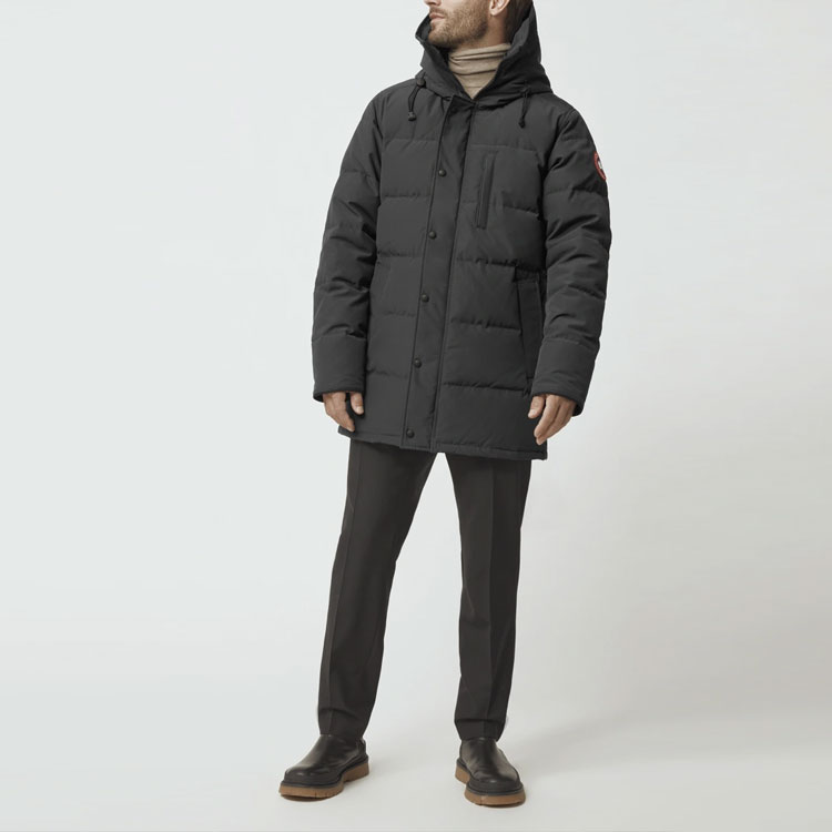 Canada Goose Carson Solid Logo Parka with Fur Hood Winter Jacket Graphite 3805M-66 圖 4