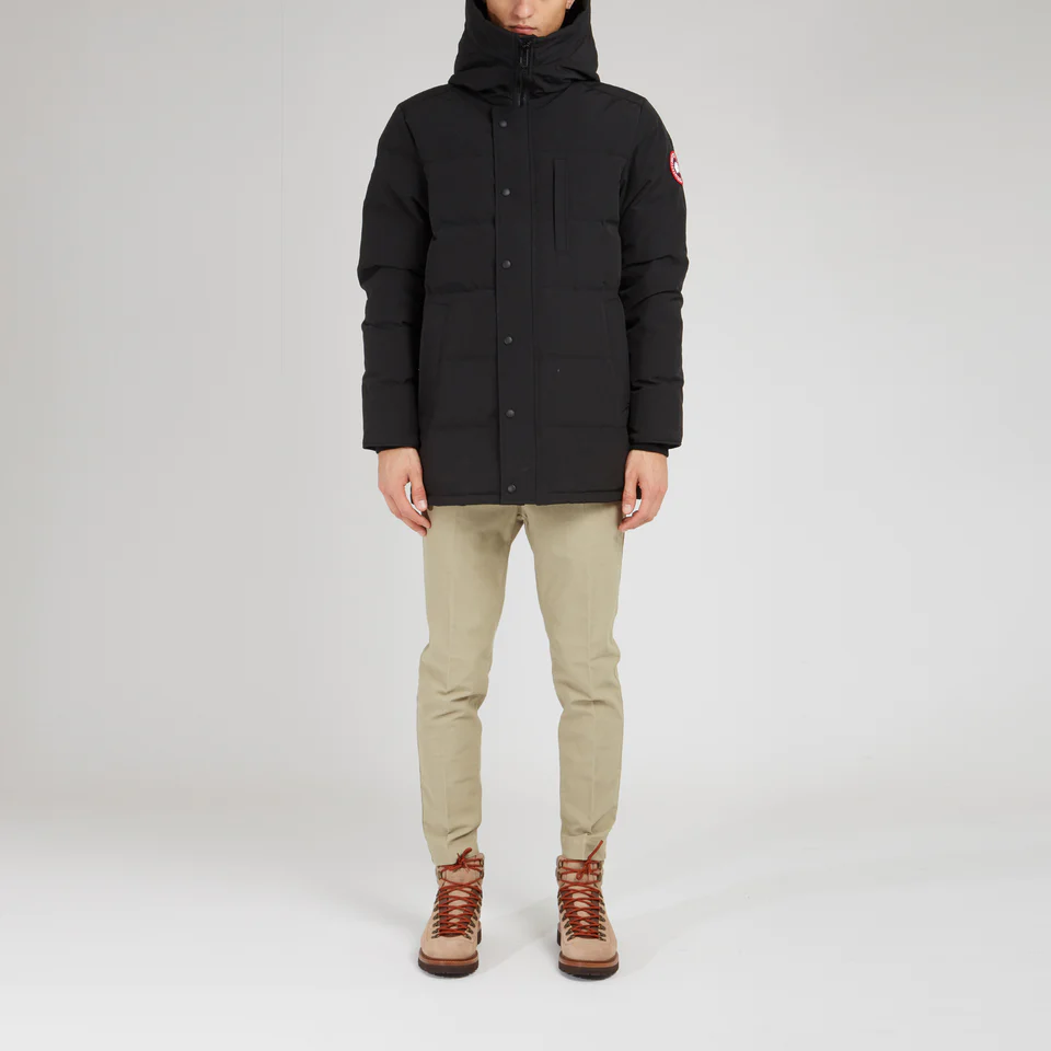 Purchase Canada Goose Carson Jaket Hitam Unisex Musim Sejuk Hooded Outdoor. 2079M-61