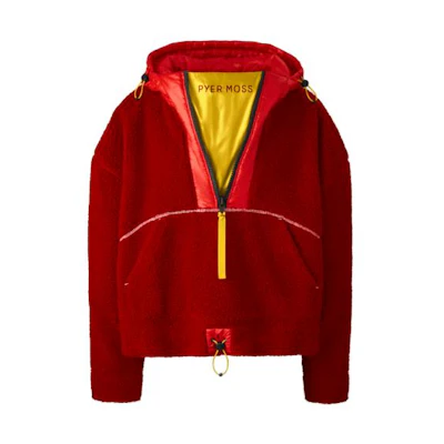 Canada Goose CG Disc Anorak 001 Unisex Pullover Hoodie Jacket Orange Red 1126UPM-001
