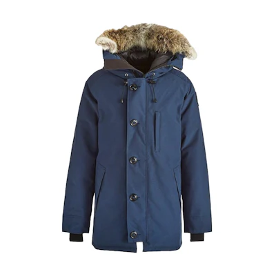 Canada Goose Chateau Black Label Fur Hooded Parka Reservoir Blue . 3426MB-258