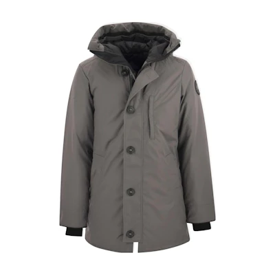 Canada Goose Chateau Black Label Logo Patch Hooded Jacket Grey Unisex 2053MB-811