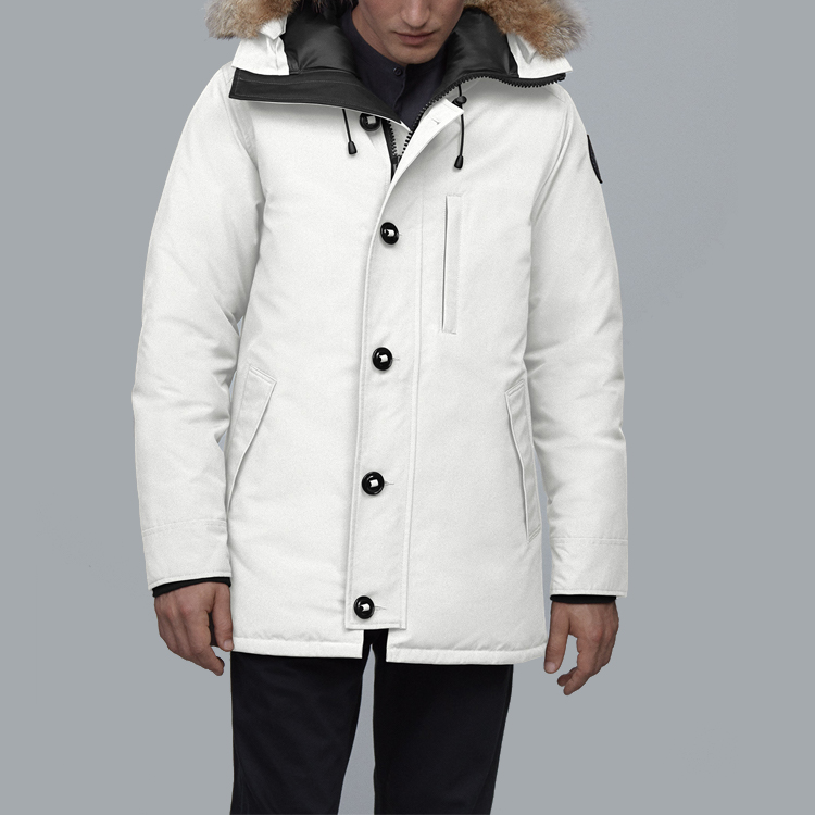 Lookbook 加拿大鵝Chateau黑標男士雪帽羽絨冬季外套 3426MB-828