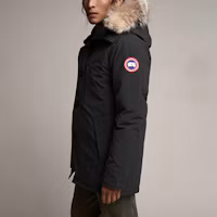Purchase Canada Goose Chateau Black Red Label Jaket Parka Bulu Panjang Sedang dengan Hood. 3426MA-61
