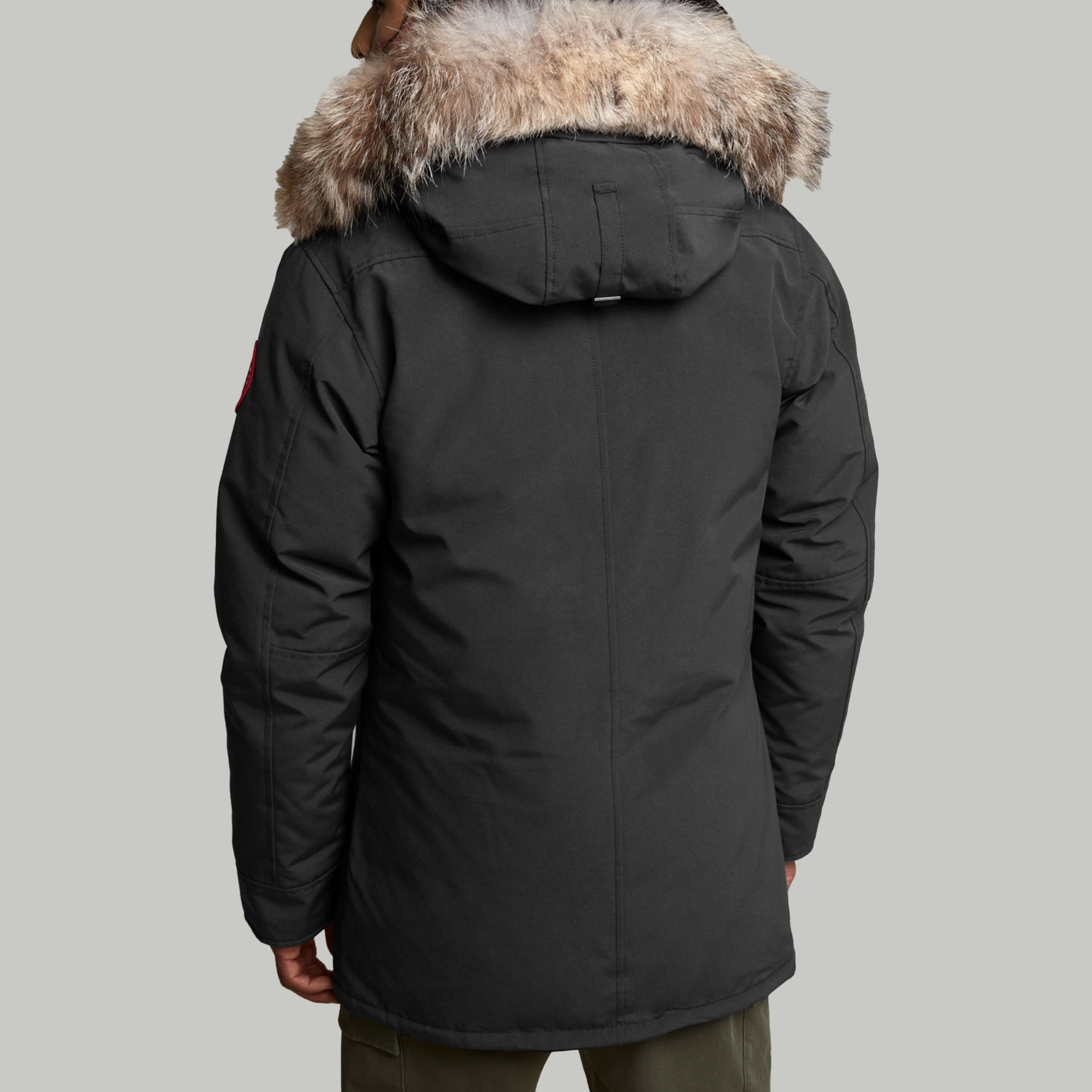 Shop Canada Goose Chateau Fusion Fit Red Label Down Parka Graphite 3426MA-66