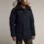 Lookbook Canada Goose Chateau Fusion Fit Red Label Parka Down Jacket Navy unisex winter 3426MA-67