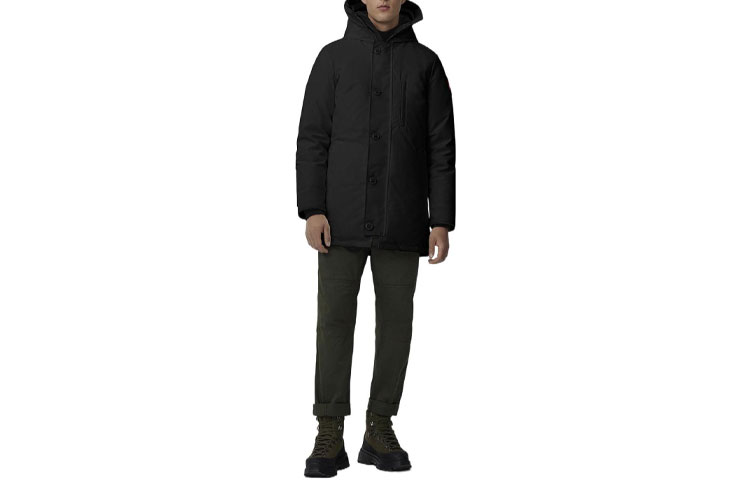 Canada Goose Chateau FW22 Black Logo Patch Down Jacket Unisex Black 2053M-61 圖 2