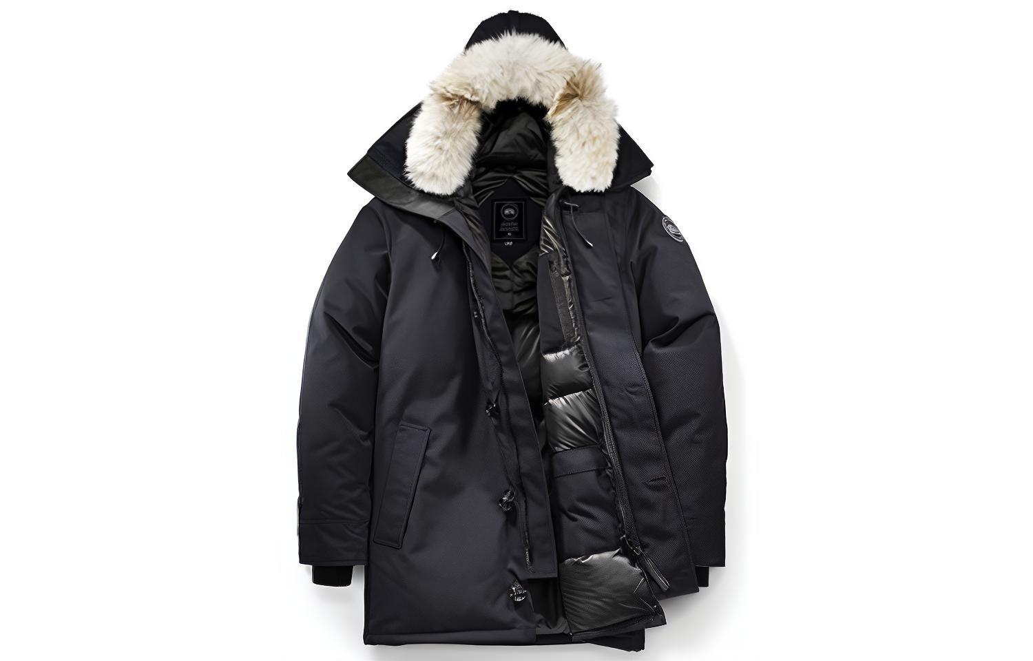 Canada Goose Chateau Navy Blue Down Parka with Black Label Hood 3426MB-67