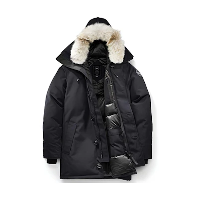 Canada Goose Chateau Navy Blue Down Parka with Black Label Hood 3426MB-67