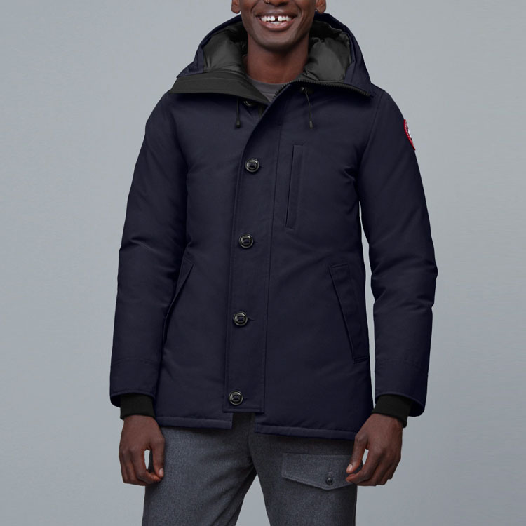 Canada Goose Chateau Red Label Hooded Down Jacket Unisex Navy Blue 3426MNF-67 圖 4