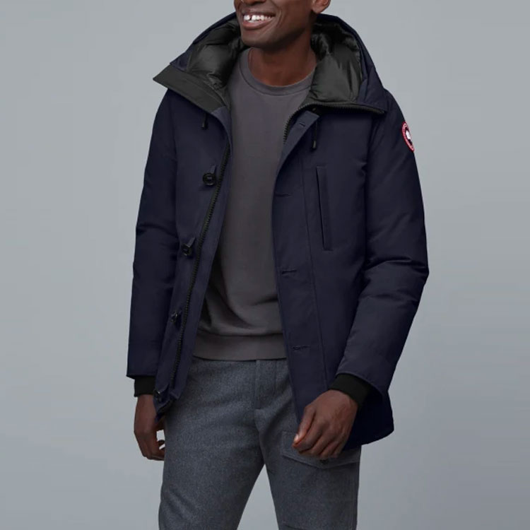 Canada Goose Chateau Red Label Hooded Down Jacket Unisex Navy Blue 3426MNF-67 圖 5