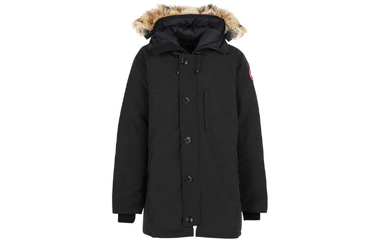 Order Canada Goose Chateau Red Label Minimalist Zip Parka Jaket Hitam Uniseks 3426M-61