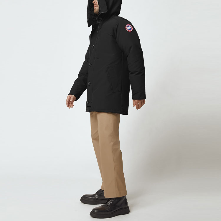 Details for Canada Goose Chateau Red Label Minimalist Zip Parka Jaket Hitam Uniseks 3426M-61