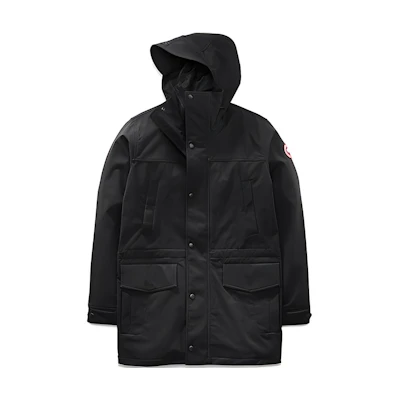 Canada Goose Chateau Solid Black Hooded Zip Jacket for Men 2904MZ-758