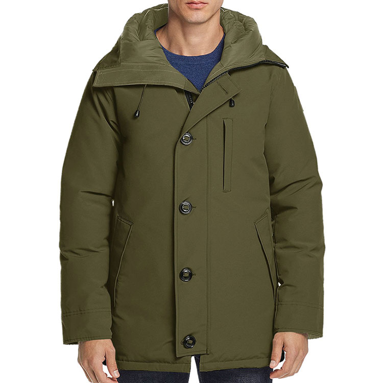 Lookbook Canada Goose Chateau Unisex Down Parka with Hood, Military Green 3426MNF-49