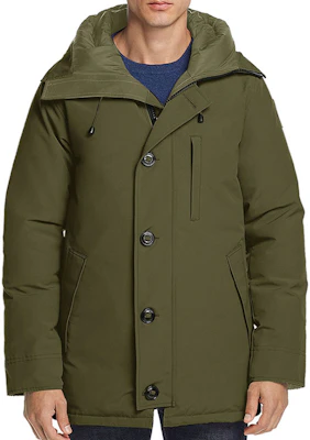 Canada Goose Chateau Unisex Down Parka with Hood, Military Green 3426MNF-49 Lookbook Canada Goose Chateau Unisex Down Parka with Hood, Military Green 3426MNF-49