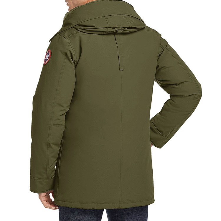 Shop Canada Goose Chateau Unisex Down Parka with Hood, Military Green 3426MNF-49