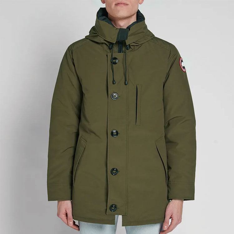 Purchase Canada Goose Chateau Unisex Down Parka with Hood, Military Green 3426MNF-49
