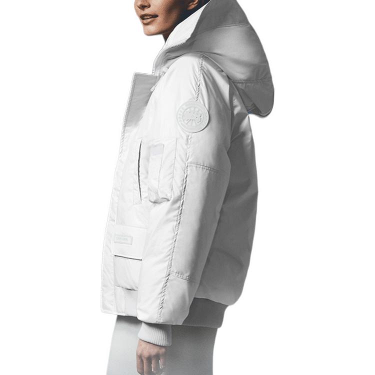 Shop カナダグース チリワック FW21 ホワイトラベル 防水 ダウンジャケット ユニセックス - ホワイト 7999U1-25