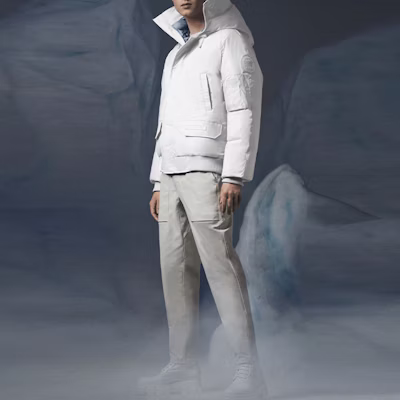 カナダグース チリワック FW21 ホワイトラベル 防水 ダウンジャケット ユニセックス - ホワイト 7999U1-25 Sizing カナダグース チリワック FW21 ホワイトラベル 防水 ダウンジャケット ユニセックス - ホワイト 7999U1-25