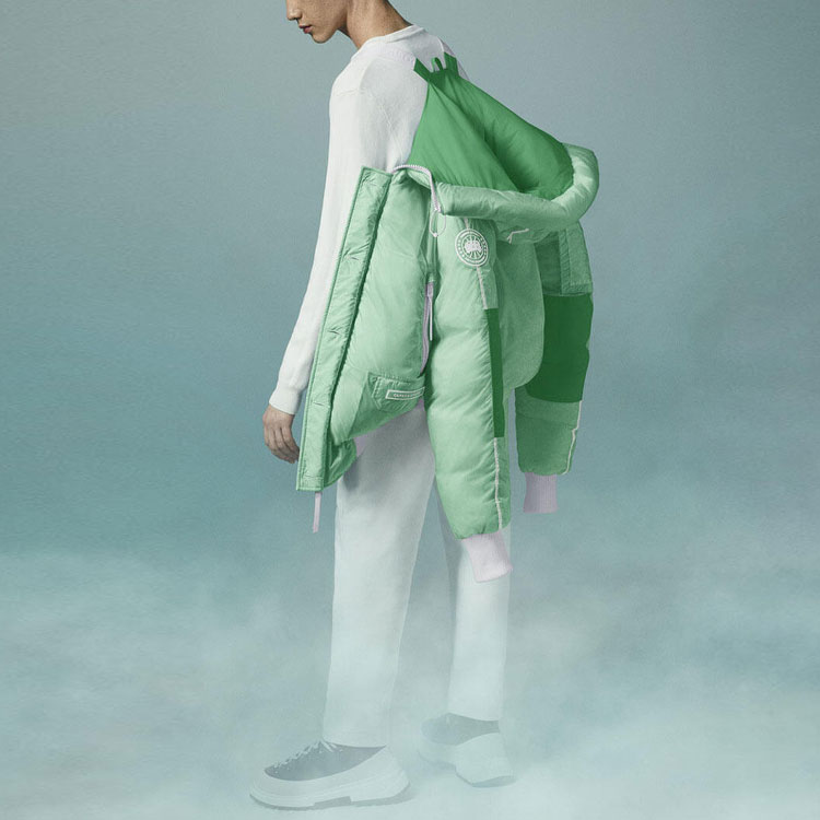 Cheap カナダグース チリワック FW21 X-Ray 01 ライトグリーン メンズ 冬用ダウンジャケット. 7969UX1-453