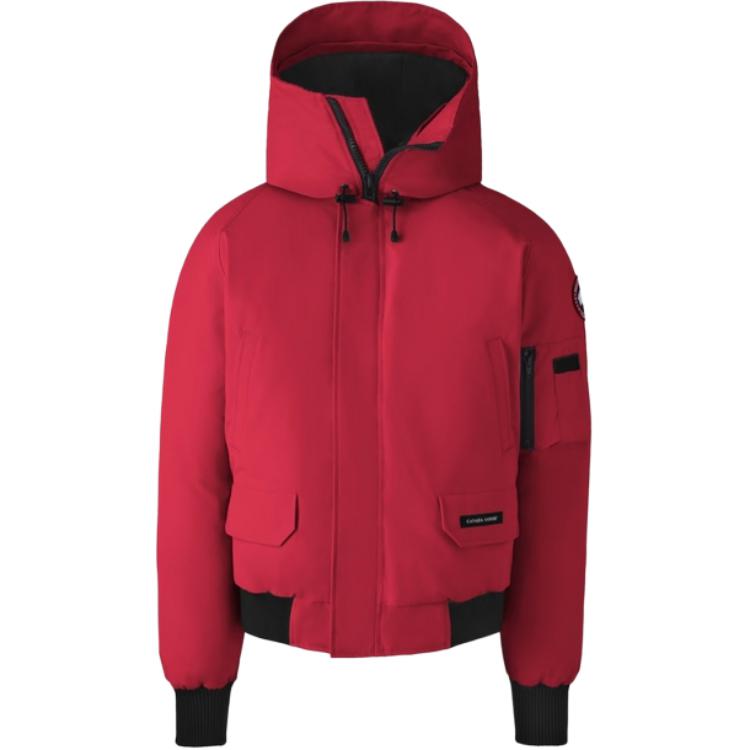 Buy Canada Goose Chilliwack Label Merah SS21 Jaket Parka Pendek Unisex Merah 7999M-11