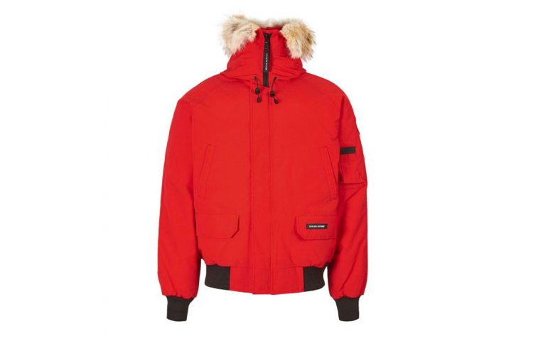 Order Canada Goose Chilliwack Label Merah SS21 Jaket Parka Pendek Unisex Merah 7999M-11