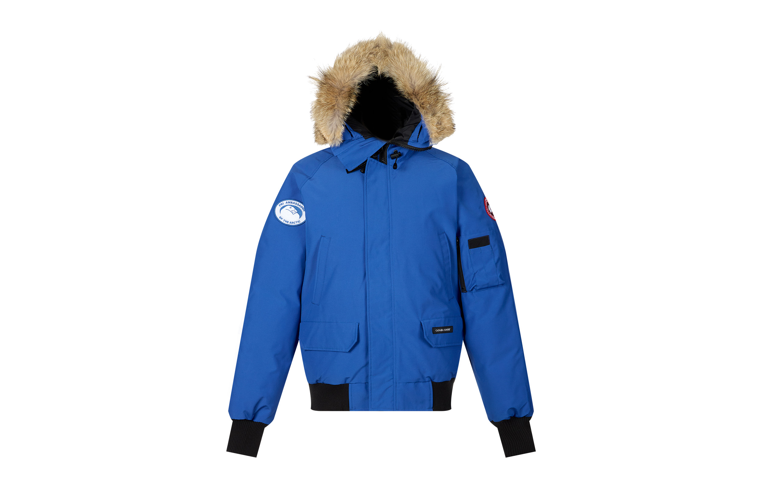 Canada Goose Chilliwack Ski Red Label Blue Hooded Parka Jacket Unisex 7999MPB-64