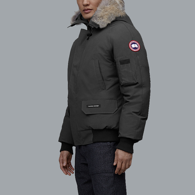 Shop Jaket Bomber Unisex Canada Goose Chilliwack Snowproof Graphite 7999M-66