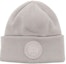 Order Canada Goose Circular Logo Patch Knit Beanie Unisex Couple Style Light Grey 6936M1