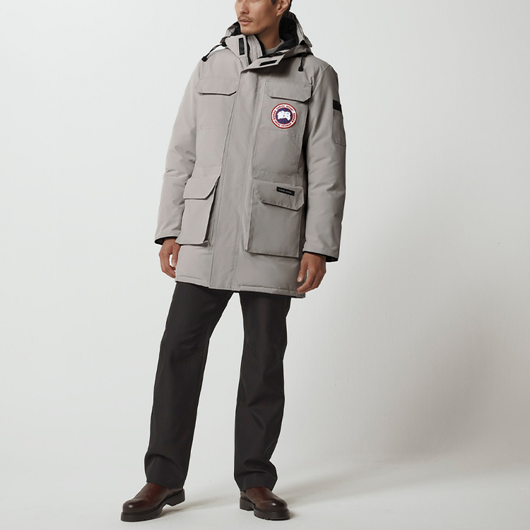 Canada Goose Citadel Parka FW21 Limestone Unisex Winter Jacket with Fur Trim Hood. 4567M-432 圖 6
