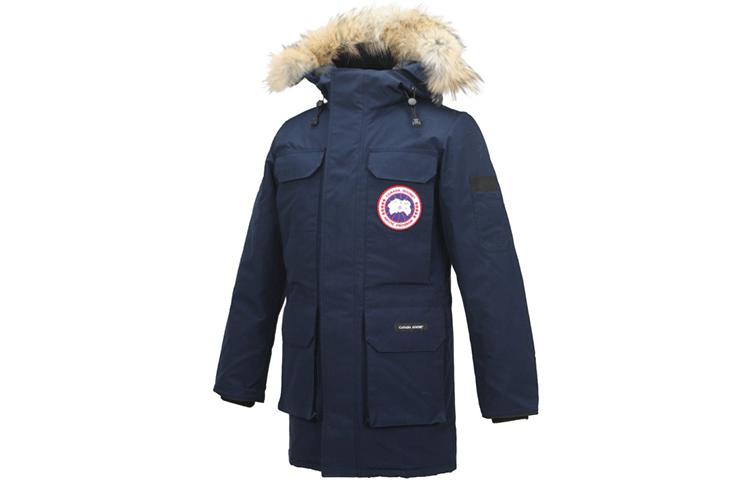 Canada Goose Citadel Parka Jacket Blue with Fur-Trimmed Hood. 4567MA-63 圖 2