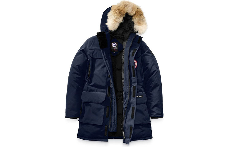 Canada Goose Citadel Parka Jacket Blue with Fur-Trimmed Hood. 4567MA-63 圖 4