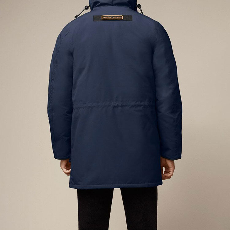 Canada Goose Citadel Parka Jacket Blue with Fur-Trimmed Hood. 4567MA-63 圖 8