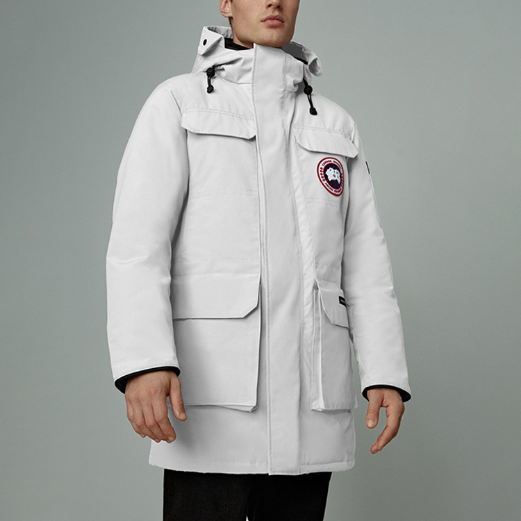 Canada Goose Citadel Parka Red Label White Winter Unisex Down Jacket With Fur Hood 4567M-433 圖 3