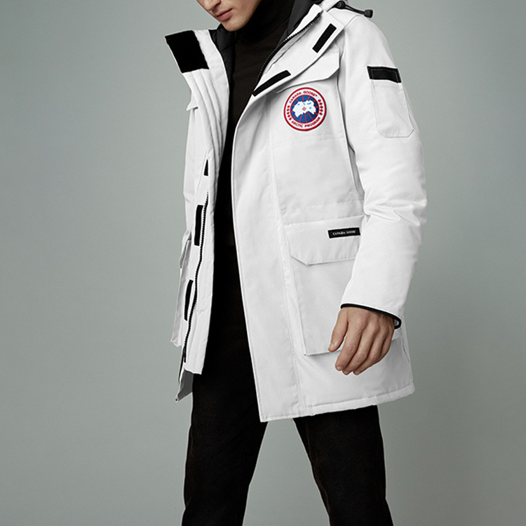 Canada Goose Citadel Parka Red Label White Winter Unisex Down Jacket With Fur Hood 4567M-433 圖 5