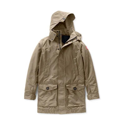 Canada Goose Crew Hooded Windbreaker Jacket Men’s Taupe 2409M-850