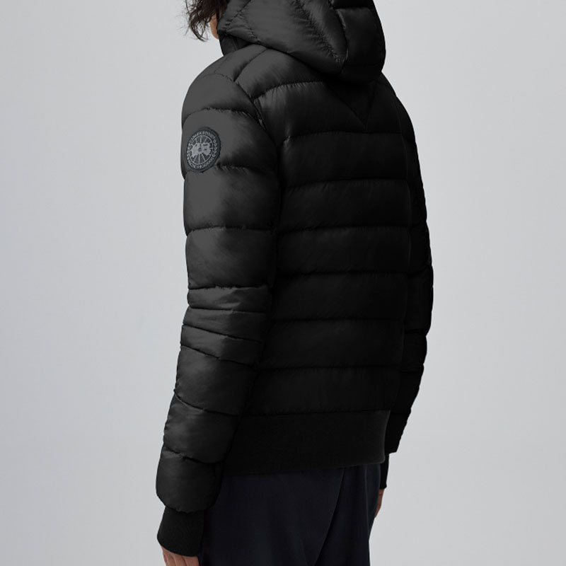 Shop Canada Goose Crofton Black Label Jaket Puffer Ringan Hitam. 2251MB