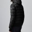 Shop Canada Goose Crofton Black Label Jaket Puffer Ringan Hitam. 2251MB