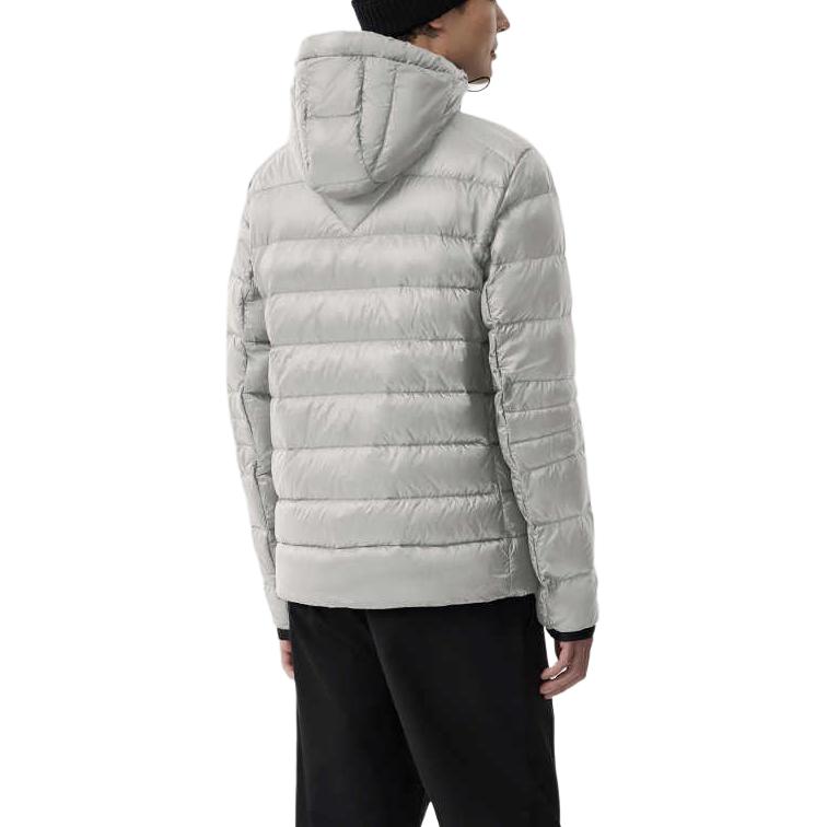 Shop 加拿大鹅Crofton黑标FW22防水轻薄羽绒服银白色 2227MB-200