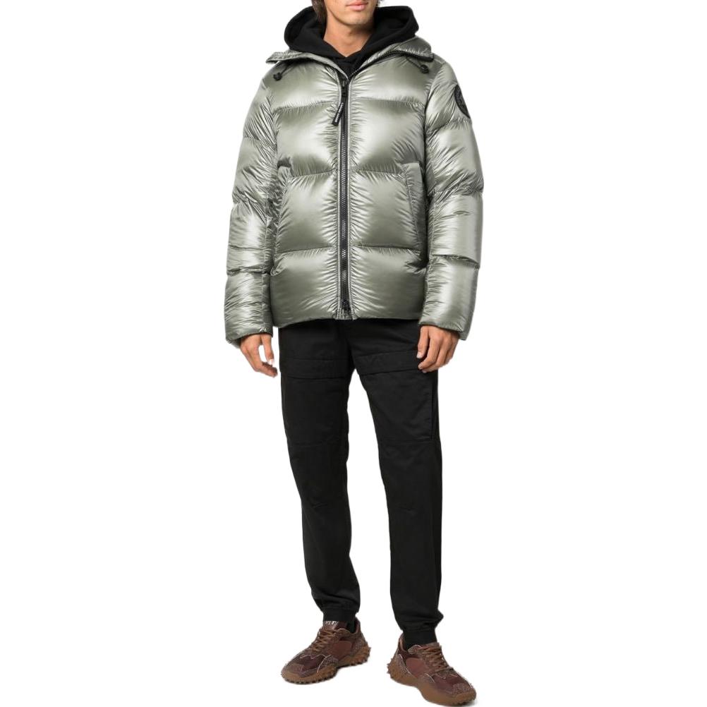 Lookbook Canada Goose Crofton Black Label Jaket Puff Ringan Hijau Zaitun Uniseks. 2252MB-852