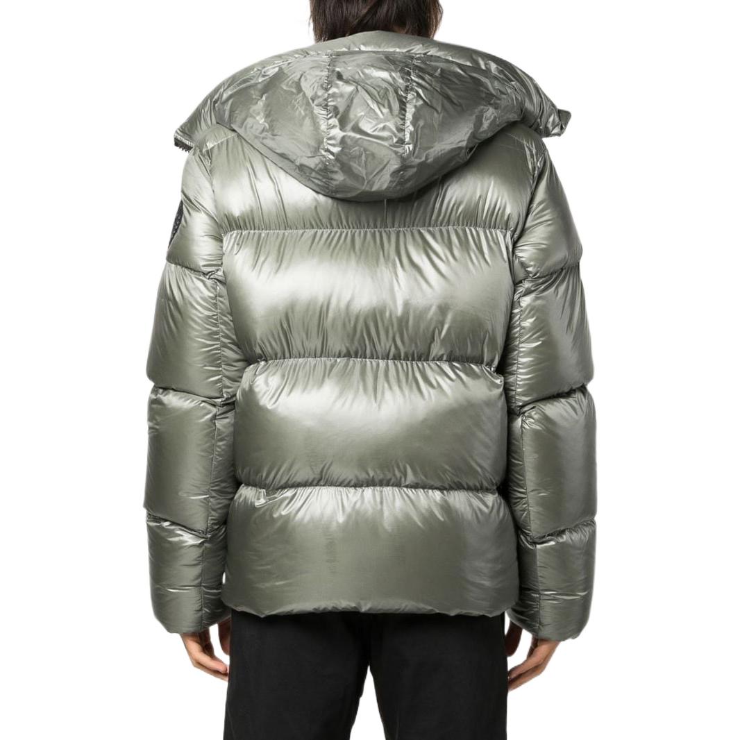 Shop Canada Goose Crofton Black Label Jaket Puff Ringan Hijau Zaitun Uniseks. 2252MB-852