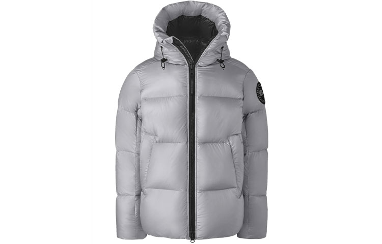 Canada Goose Crofton Black Label Lightweight Waterproof Down Hoodie Silver Birch Unisex. 2252MB-200