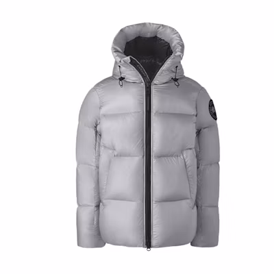 Canada Goose Crofton Black Label Lightweight Waterproof Down Hoodie Silver Birch Unisex. 2252MB-200
