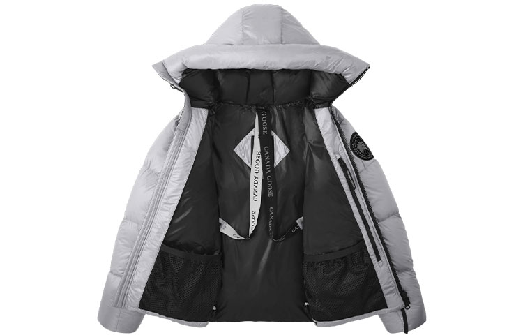Canada Goose Crofton Black Label Lightweight Waterproof Down Hoodie Silver Birch Unisex. 2252MB-200 圖 3